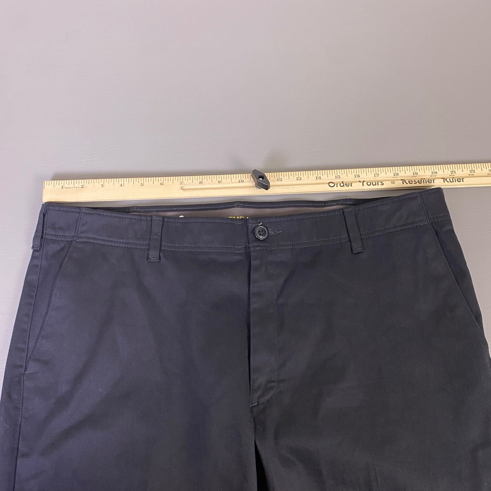 Lee Extreme Motion Pants MVP Regular Straight Leg Mens 40x29 Black Stretch Chino - Picture 4 of 11